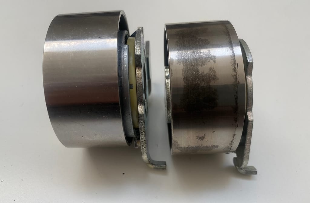 Speedster Turbo Z20LET Spannrolle im Vergleich neu vs. Alt 