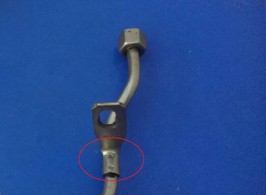 Ölleitung Z20LET Schwachpunkt (Verschweißung 2)