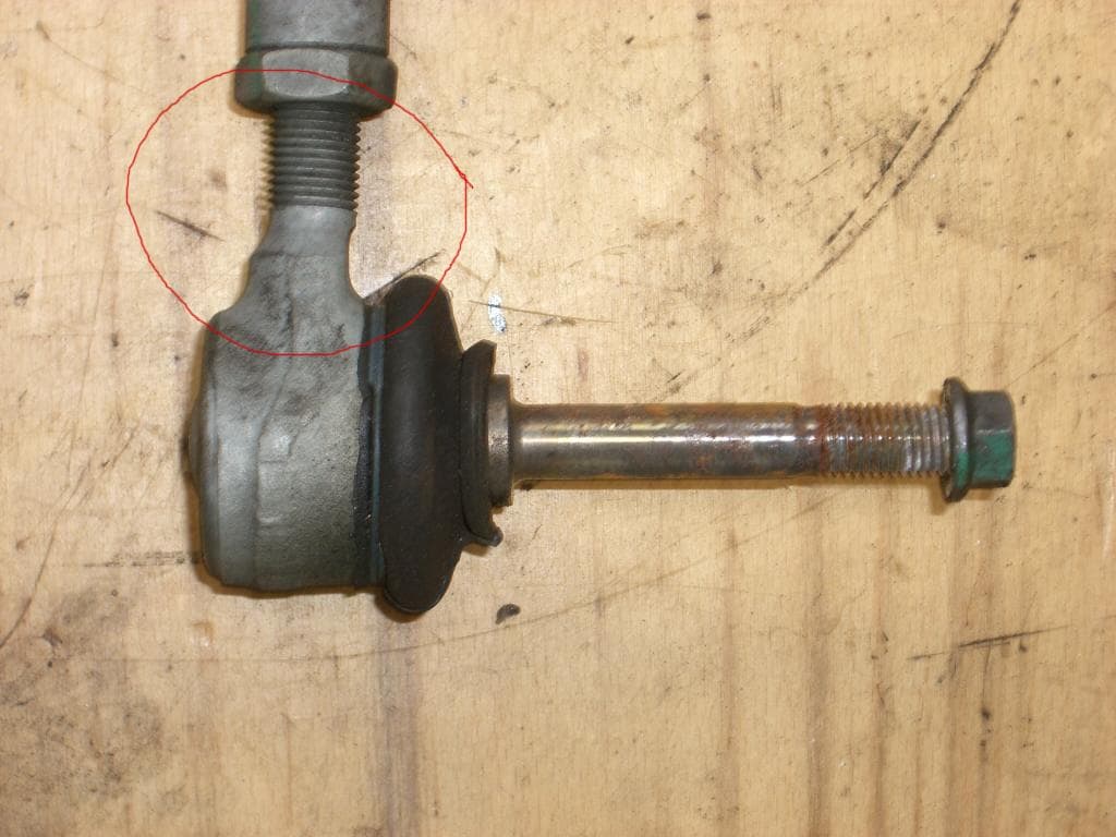 Opel Speedster Spurstange Variante 3 - Schwachstelle am Spurstangenkopf